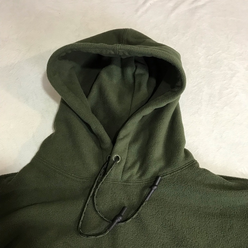 Billabong Furnace Fleece Hoodie Men’s Size M Color Green Kangaroo Pocket NWT - Picture 2 of 16